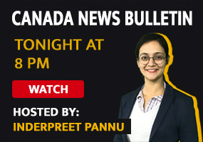 Watch Canada News Bulletin, Anchored by Inderpreet Pannu,  Tonight at 8 PM