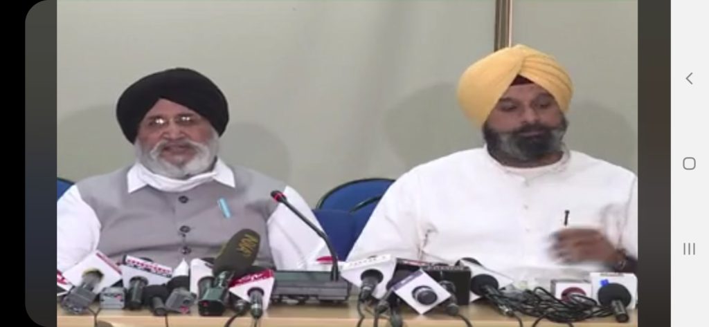 ਬੇਅਦਬੀ ਮਾਮਲੇ ਦੀ ਜਾਂਚ ਕਰ ਰਹੀ ਨਵੀਂ ਸਿੱਟ ਖਿਲਾਫ਼ ਅਕਾਲੀ ਦਰਜ ਕਰਵਾਇਗਾ ਪਰਚਾ