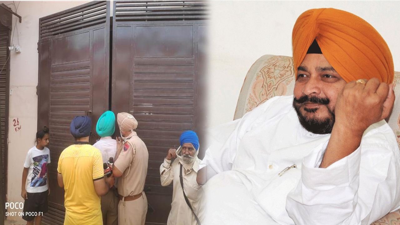 ਧਰਮਸੋਤ ਨੂੰ ਕਿਸਾਨਾਂ ਦੇ ਰੋਹ ਤੋਂ ਬਚਣ ਲਈ ਦੁਕਾਨ ਵਿੱਚ ਲੈਣੀ ਪਈ ਸ਼ਰਨ
