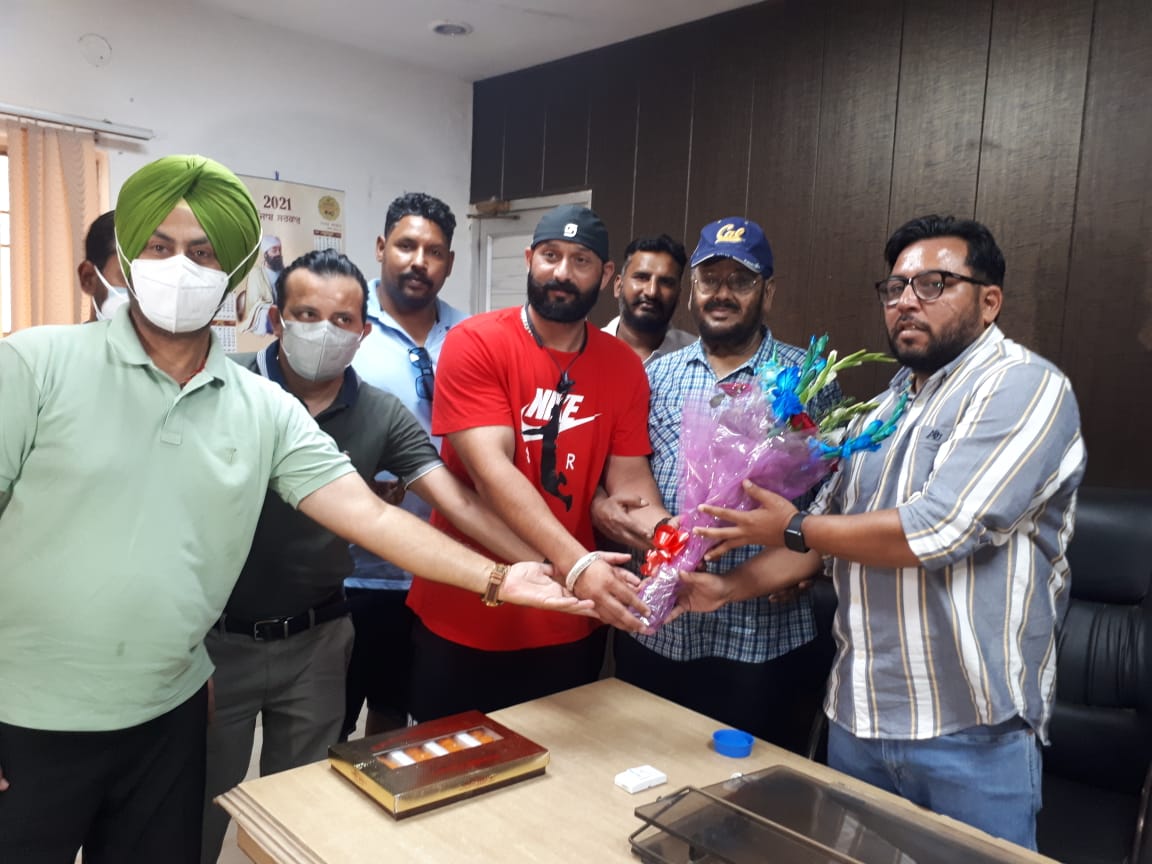 ਰਾਸ਼ਟਰੀ ਪੱਧਰੀ ਦੇ ਤੈਰਾਕ ਉਮੇਸ਼ ਸ਼ਰਮਾ ਨੇ ਡੀ.ਐਸ.ਓ. ਜਲੰਧਰ ਵਜੋਂ ਅਹੁਦਾ ਸੰਭਾਲਿਆ