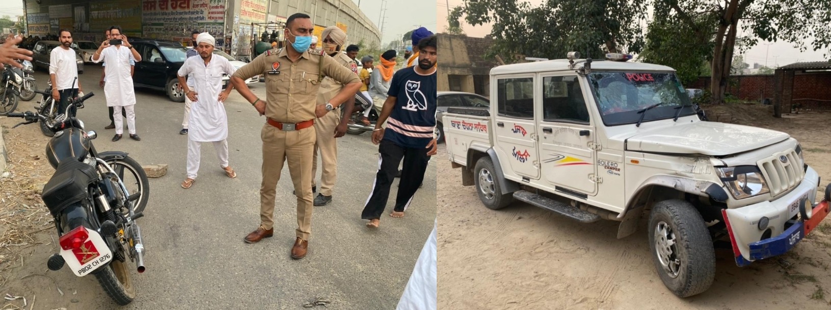 ਪੁਲਿਸ ਦੀ ਗੱਡੀ ਨੇ ਬੁਲਟ ਮੋਟਰਸਾਈਕਲ ਨੂੰ ਮਾਰੀ ਟੱਕਰ ਔਰਤ ਦੀ ਹੋਈ ਮੌਤ, ਹਮਦਰਦੀ ਦੀ ਥਾਂ ਪਰਿਵਾਰਕ ਮੈਂਬਰ ਦੀ ਹੀ ਥਾਣੇ ਕੀਤੀ ਕੁੱਟਮਾਰ