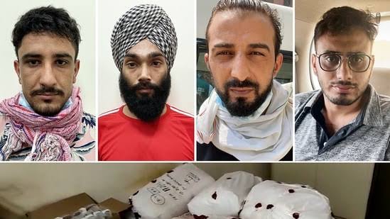 ਕਰੀਬ 2500 ਕਰੋੜ ਦੀ ਹੈਰੋਇਨ ਸਣੇ 4 ਵਿਅਕਤੀ ਦਿੱਲੀ ‘ਚੋਂ ਕਾਬੂ, ਫੜ੍ਹੇ ਗਏ ਇਨ੍ਹਾਂ ਮੁਲਜਮਾਂ ਵਿਚੋਂ 2 ਪੰਜਾਬ ਤੋਂ