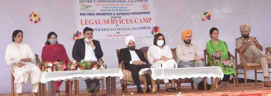ਲੀਗਲ ਏਡ ਕੈਂਪ ਦੌਰਾਨ ਕੋਰੋਨਾ ਕਾਰਨ ਅਨਾਥ ਹੋਏ 10 ਬੱਚਿਆਂ ਦੀ ਲਗਵਾਈ ਪੈਨਸ਼ਨ