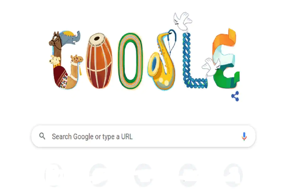 Google Doodle: 73ਵੇਂ ਗਣਤੰਤਰ ਦਿਵਸ ‘ਤੇ, ਗੂਗਲ ਨੇ Doodle ਰਾਹੀਂ ਭਾਰਤੀਆਂ ਨੂੰ ਵਧਾਈ ਦਿੱਤੀ ਹੈ