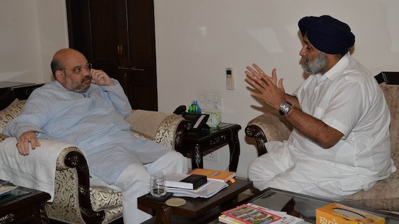 ਅਮਿਤ ਸ਼ਾਹ ਨੇ ਵੀ ਕੀਤਾ ਇਸ਼ਾਰਾ,ਅਕਾਲੀਆਂ ਨਾਲ ਬਣ ਸਕਦੀ ਹੈ ਸਾਂਝ