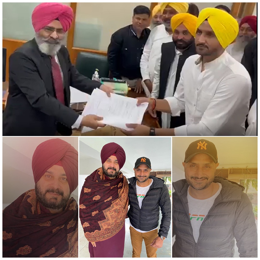 ਭੱਜੀ ਦੀ ਸਿਆਸੀ ‘ਫਿਰਕੀ’,  ਸਿੱਧੂ ਹੋਏ ਕਲੀਨ ਬੋਲਡ