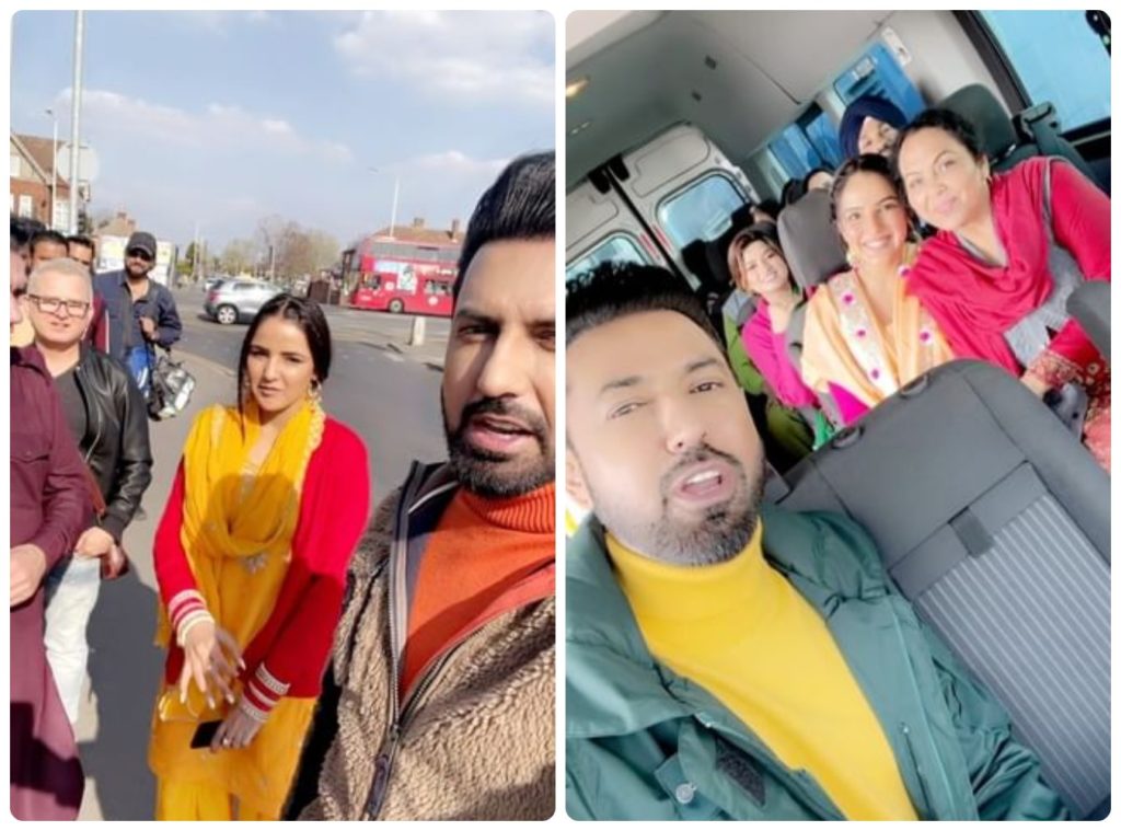 Honeymoon: ਗਿੱਪੀ ਗਰੇਵਾਲ ਅਤੇ ਜੈਸਮੀਨ ਭਸੀਨ ਸ਼ੂਟਿੰਗ ਦੇ ਦੂਜੇ ਸ਼ੈਡਿਊਲ ਲਈ ਲੰਡਨ ਲਈ ਰਵਾਨਾ ਹੋਏ