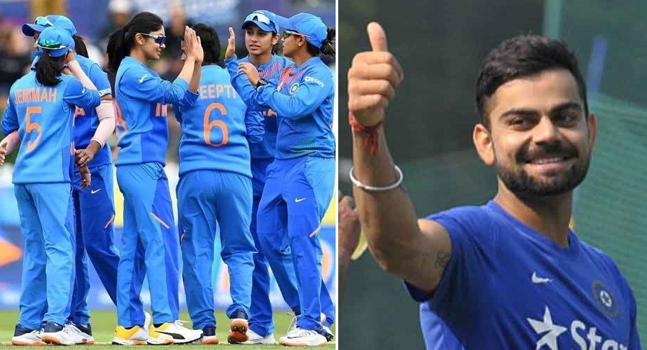 ICC WC: ਕੋਹਲੀ ਨੇ ਭਾਰਤ-ਪਾਕਿ ਮੈਚ ਤੋਂ ਪਹਿਲਾਂ ‘ਵੂਮੈਨ ਇਨ ਬਲੂ’ ਲਈ ‘ਚੀਅਰ’ ਕੀਤਾ