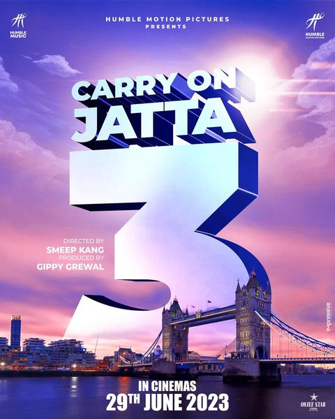 Carry On Jatta 3: ਮੋਸਟ ਵੇਟਿਡ ਥ੍ਰੀਕਵਲ ਦੀ ਰਿਲੀਜ਼ ਡੇਟ ਦਾ ਐਲਾਨ ਕੀਤਾ ਗਿਆ