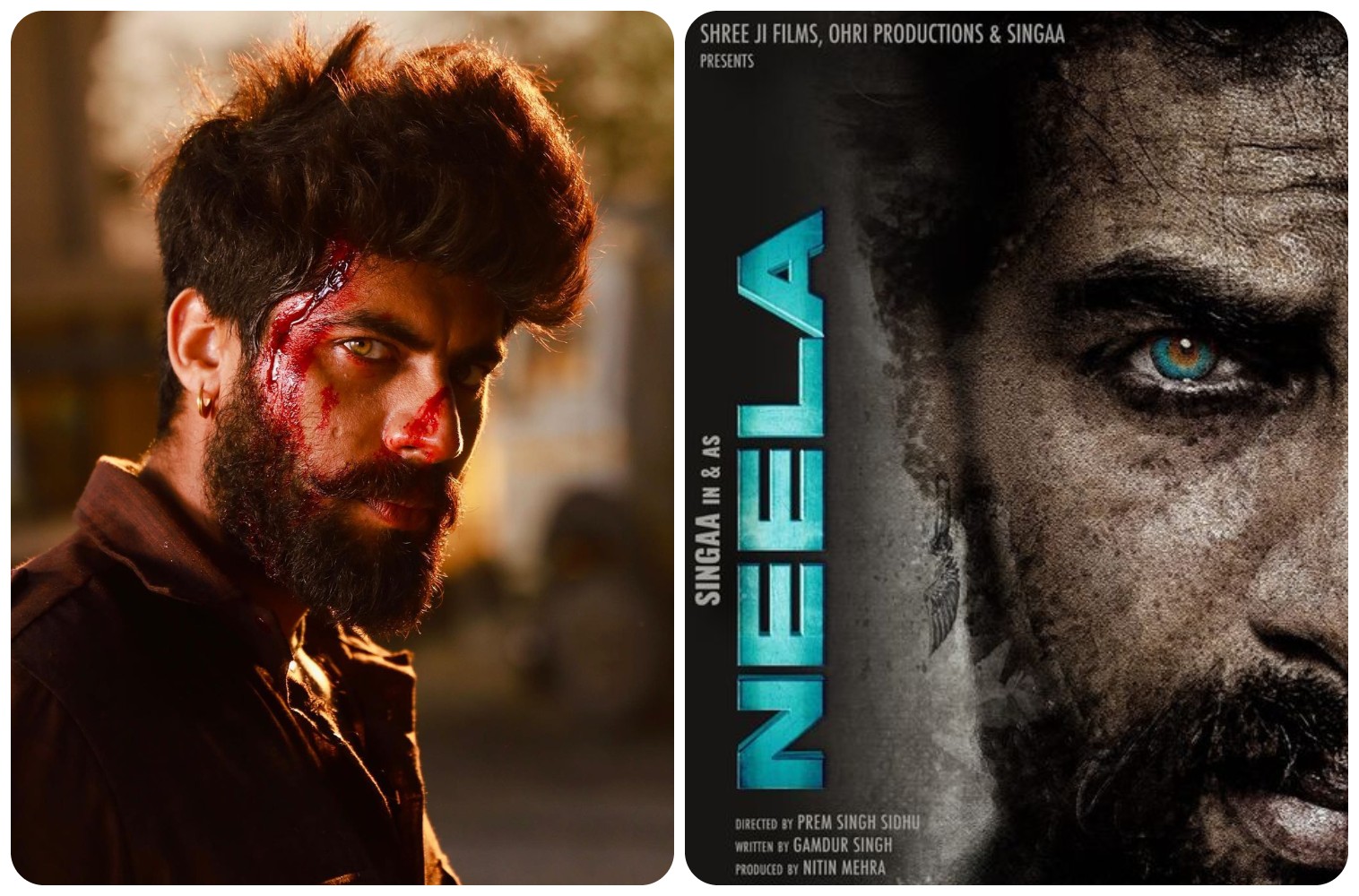 Neela:  ਸਿੰਗਾ ਨੇ ਪੋਸਟਰ ਸਾਂਝਾ ਕਰਕੇ ਨਵੀਂ ਪੰਜਾਬੀ ਫਿਲਮ ਦਾ ਐਲਾਨ ਕੀਤਾ