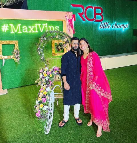 Glenn Maxwell Wedding Party: ਵਿਰਾਟ ਕੋਹਲੀ ਅਤੇ ਅਨੁਸ਼ਕਾ ਸ਼ਰਮਾ ਦੇਸੀ ਲੁੱਕ ‘ਚ ਨਜ਼ਰ ਆਏ