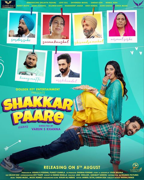 Shakkar Paare: ਆਉਣ ਵਾਲੀ ਪੰਜਾਬੀ ਫਿਲਮ ਦੀ ਰਿਲੀਜ਼ ਡੇਟ ਦਾ ਐਲਾਨ