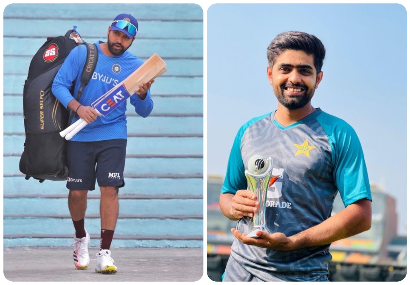 IND vs PAK: ਰੋਹਿਤ ਸ਼ਰਮਾ ਬਨਾਮ ਬਾਬਰ ਆਜ਼ਮ, ਜਾਣੋ ਕਿਵੇਂ ਹੈ ਬੱਲੇਬਾਜ਼ੀ ਅਤੇ ਕਪਤਾਨੀ ਦਾ ਰਿਕਾਰਡ