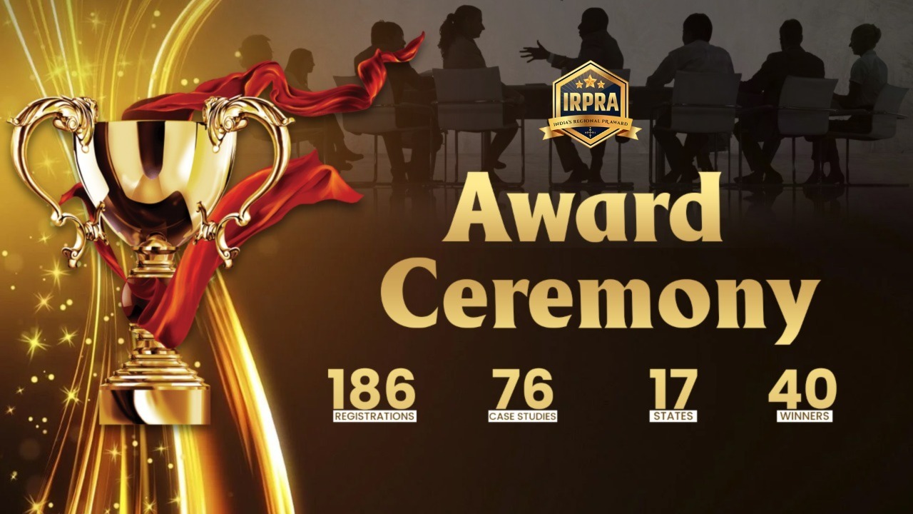ਭਾਰਤ ਦੇ ਖੇਤਰੀ PR ਅਵਾਰਡ 2022 (IRPRA #40u40) ਨੇ 40 ਹੋਨਹਾਰ PR ਪੇਸ਼ੇਵਰਾਂ ਨੂੰ ਮਾਨਤਾ ਦਿੱਤੀ