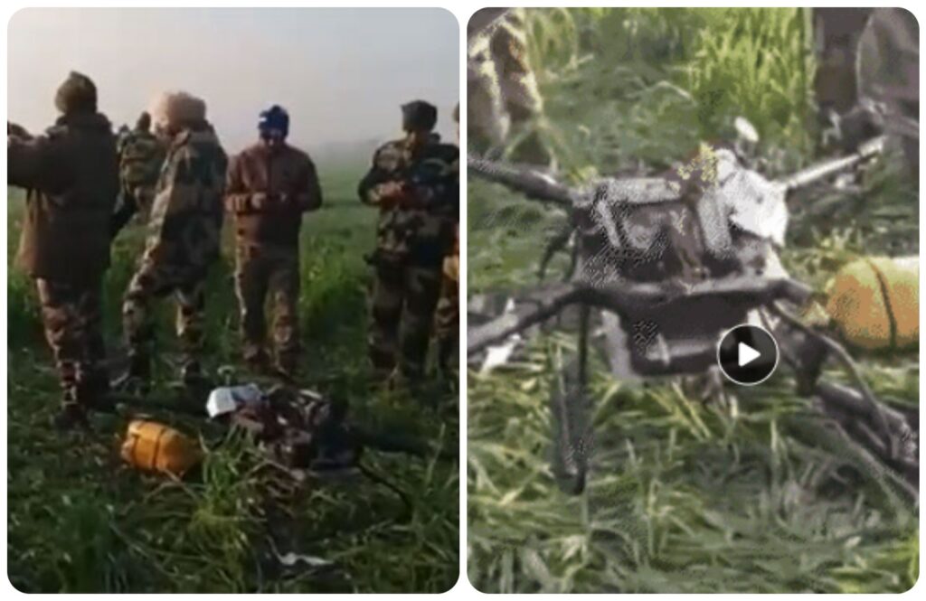 ਅੰਮ੍ਰਿਤਸਰ ਵਿੱਚ BSF ਜਵਾਨਾਂ ਨੇ ਤਲਾਸ਼ੀ ਦੌਰਾਨ 5 ਕਿਲੋ ਹੈਰੋਇਨ ਸਮੇਤ ਡਰੋਨ ਕੀਤਾ ਬਰਾਮਦ