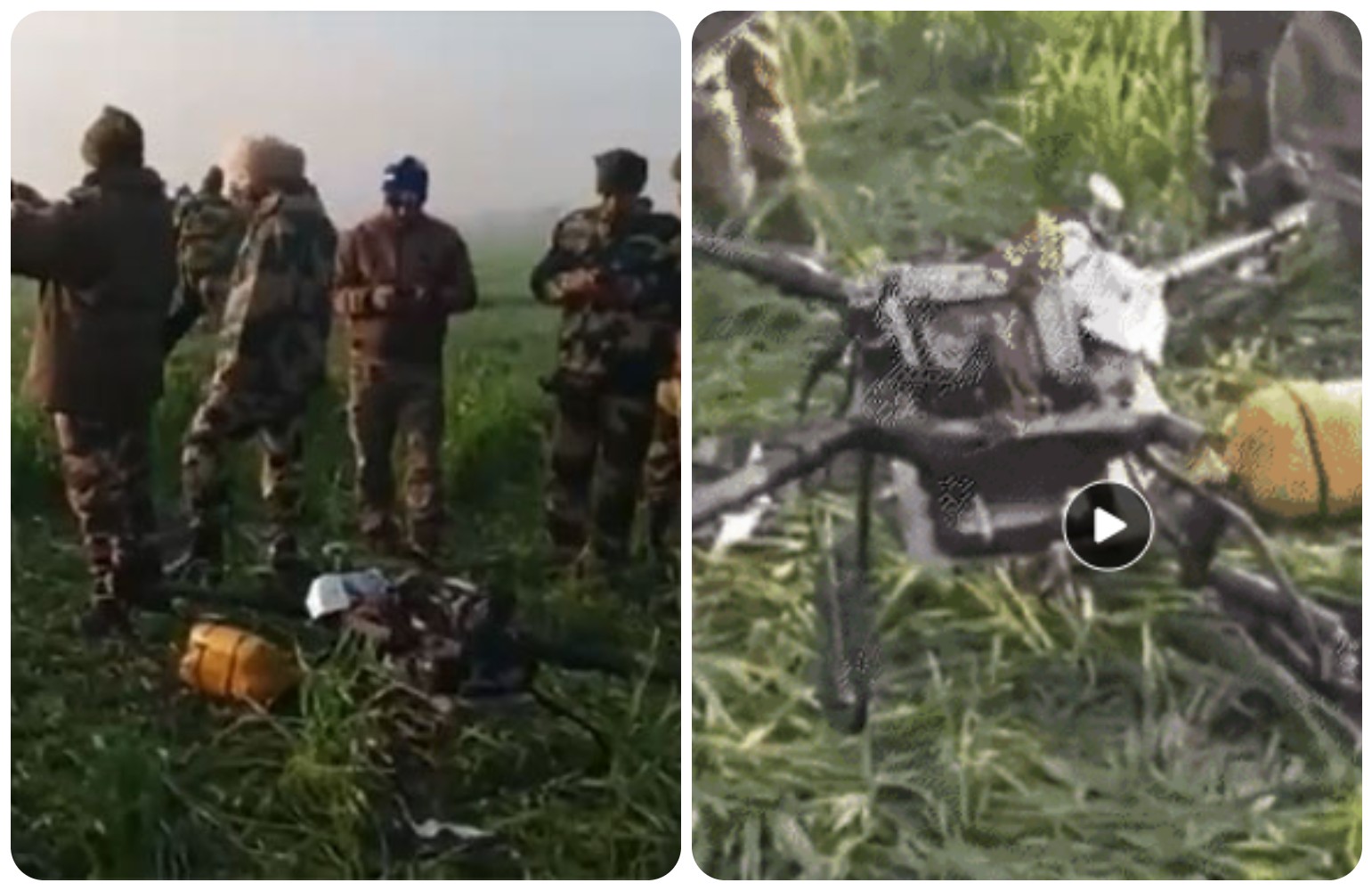 ਅੰਮ੍ਰਿਤਸਰ ਵਿੱਚ BSF ਜਵਾਨਾਂ ਨੇ ਤਲਾਸ਼ੀ ਦੌਰਾਨ 5 ਕਿਲੋ ਹੈਰੋਇਨ ਸਮੇਤ ਡਰੋਨ ਕੀਤਾ ਬਰਾਮਦ
