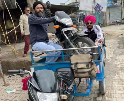 ਜੁਗਾੜੂ ਰੇਹੜੇ ‘ਤੇ ਅੰਮ੍ਰਿਤਪਾਲ ਦੀ ਨਵੀਂ ਤਸਵੀਰ ਵਾਇਰਲ, ਏਜੰਸੀਆਂ ਕਰ ਰਹੀਆਂ ਜਾਂਚ