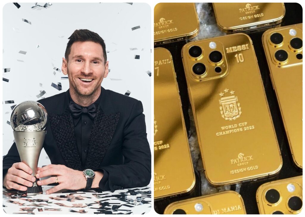 Lionel Messi ਨੇ ਸਾਥੀ ਖਿਡਾਰੀਆਂ ਨੂੰ ਤੋਹਫੇ ‘ਚ ਦਿੱਤੇ ਸੋਨੇ ਦੇ 35 ਆਈਫੋਨ, ਕੀਮਤ ਜਾਣ ਕੇ ਹੋ ਜਾਓਗੇ ਹੈਰਾਨ!