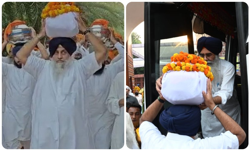 ਮੁੱਖ ਮੰਤਰੀ ਪ੍ਰਕਾਸ਼ ਸਿੰਘ ਬਾਦਲ ਦੀਆਂ ਅਸਥੀਆਂ ਲੈ ਕੇ ਪਰਿਵਾਰ ਕੀਰਤਪੁਰ ਸਾਹਿਬ ਲਈ ਹੋਇਆ ਰਵਾਨਾ