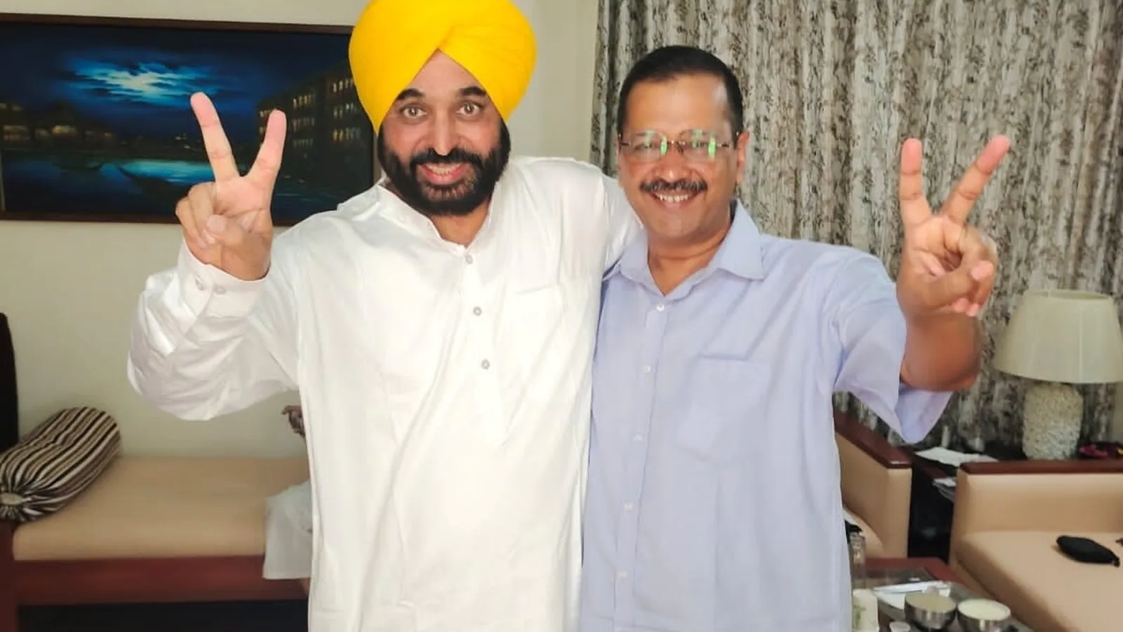 ਜਲੰਧਰ ਲੋਕ ਸਭਾ ਜ਼ਿਮਨੀ ਚੋਣ ‘ਚ ‘ਆਪ’ ਦੀ ਜਿੱਤ ਯਕੀਨੀ, ਕੁਝ ਦੇਰ ‘ਚ ਅਰਵਿੰਦ ਕੇਜਰੀਵਾਲ ਦੇ ਘਰ ਪਹੁੰਚਣਗੇ CM ਮਾਨ