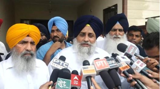 ਸੱਜਣ ਕੁਮਾਰ ਖ਼ਿਲਾਫ਼ ਧਾਰਾ 302 ਹਟਾਈ ਜਾਣ ਲਈ ਕੇਂਦਰ ਸਰਕਾਰ  ਜ਼ਿੰਮੇਵਾਰ-ਸੁਖਬੀਰ ਬਾਦਲ
