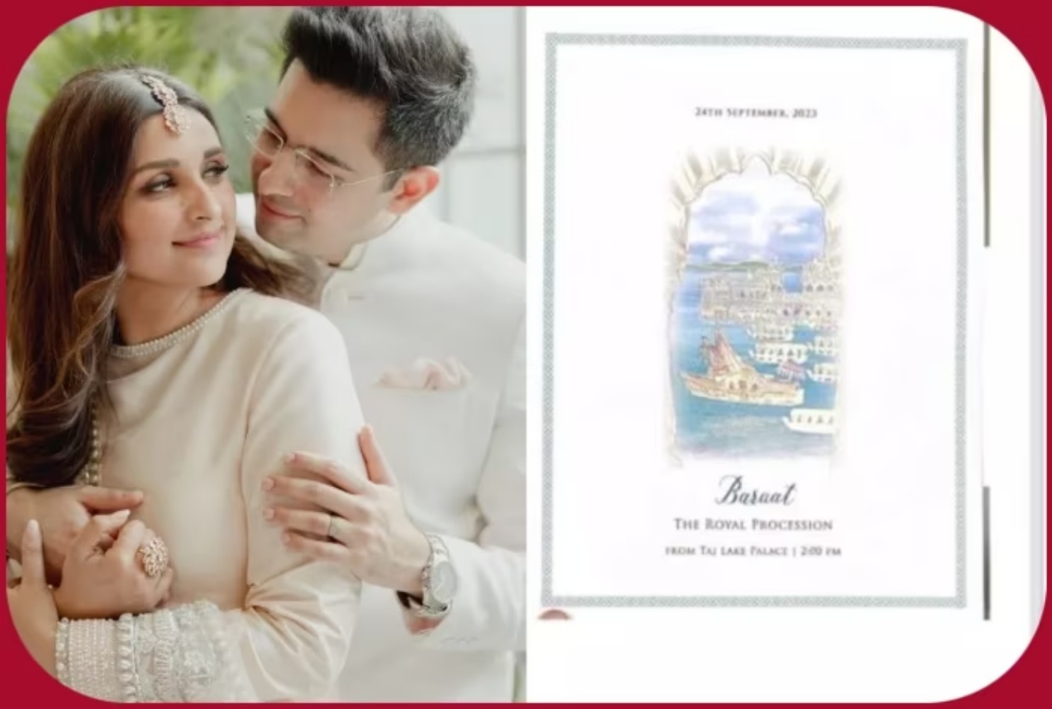 Parineeti Raghav Wedding:  24 ਸਤੰਬਰ ਨੂੰ ਰਾਘਵ ਦੀ ਦੁਲਹਨ ਬਣੇਗੀ ਪਰਿਣੀਤੀ, ਵਿਆਹ ਦਾ ਕਾਰਡ ਹੋਇਆ ਵਾਇਰਲ