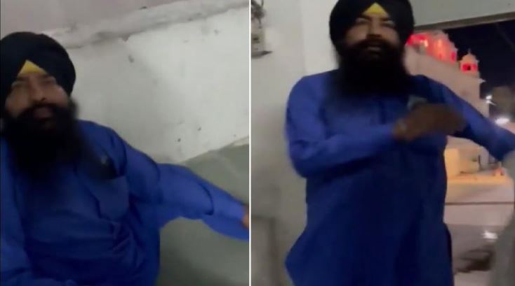 ਸ਼ਰਾਬ ਪੀ ਕੇ ਗੁਰੂ ਘਰ ‘ਚ ਵੜਿਆ ਅੰਮ੍ਰਿਤਧਾਰੀ ਵਿਅਕਤੀ, ਲੋਕਾਂ ਨੇ ਕੀਤਾ ਕਾਬੂ