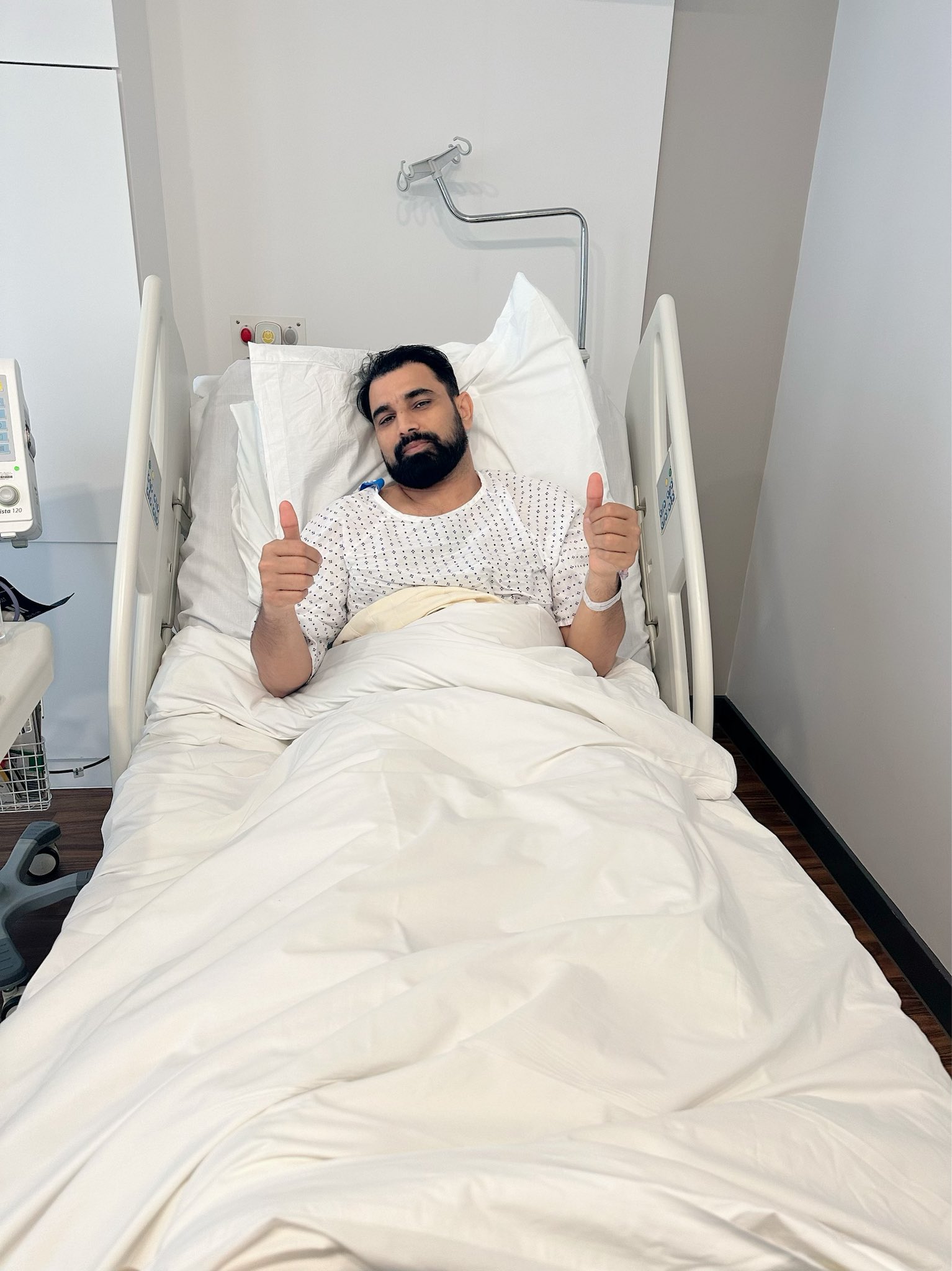 Mohammad Shami ਦੀ ਪੈਰ ਦੀ ਹੋਈ ਸਰਜਰੀ, ਫੋਟੋ ਸ਼ੇਅਰ ਕਰ ਕੀਤੀ ਹੈਲਥ ਅੱਪਡੇਟ
