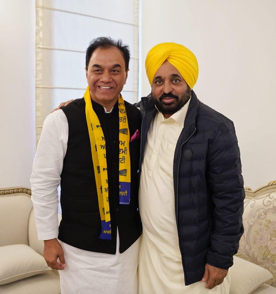 ਕਾਂਗਰਸ ਦਾ ਡਿਪਟੀ ਲੀਡਰ ‘ਆਪ’ ‘ਚ ਸ਼ਾਮਿਲ, ਚੱਬੇਵਾਲ ਲੜ ਸਕਦੇ ਨੇ ਲੋਕ ਸਭਾ ਚੋਣ