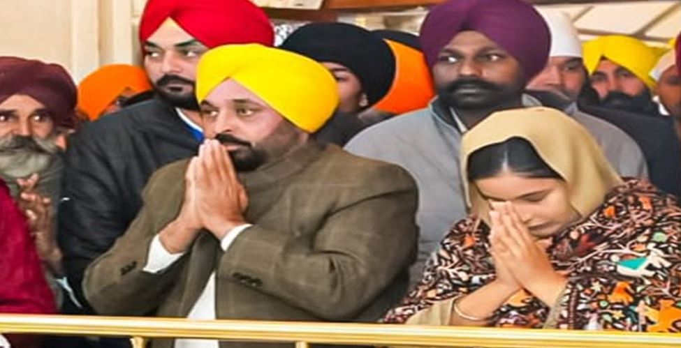 ਮਾਨ ਸਰਕਾਰ ਦੇ ਪੂਰੇ ਹੋਏ 2 ਸਾਲ, ਸ਼ੁਕਰਾਨਾ ਕਰਨ ਗੁਰੂਘਰ ਪਹੁੰਚੇ CM
