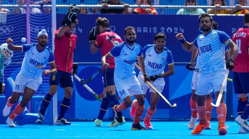 Paris Olympic 2024 : ਸਪੇਨ ਨਾਲ ਖੇਡੇ ਗਏ ਬ੍ਰਾਂਜ ਮੈਡਲ ਮੈਚ ਵਿੱਚ ਭਾਰਤ ਦੀ ਜਿੱਤ, ਮਿਲਿਆ ਚੌਥਾ ਬ੍ਰਾਂਜ