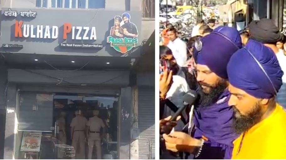 ਜਲੰਧਰ ਦੇ ਕੁੱਲ੍ਹੜ ਪੀਜ਼ਾ ਕਪਲ ਨੂੰ ਨਿਹੰਗਾਂ ਦੀ ਧਮਕੀ, ਸਹਿਜ ਅਰੋੜਾ ਨੂੰ ਕੀਤੀ ਤਾੜਨਾ