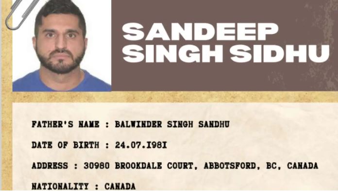 ਭਾਰਤ ਵੱਲੋਂ ਸਖ਼ਤ ਕਾਰਵਾਈ, ਕੈਨੇਡਾ ਬਾਰਡਰ ਪੁਲਿਸ ਅਧਿਕਾਰੀ ਸੰਦੀਪ ਸਿੰਘ ਸਿੱਧੂ ਨੂੰ ਭਗੌੜਾ ਐਲਾਲਿਆ