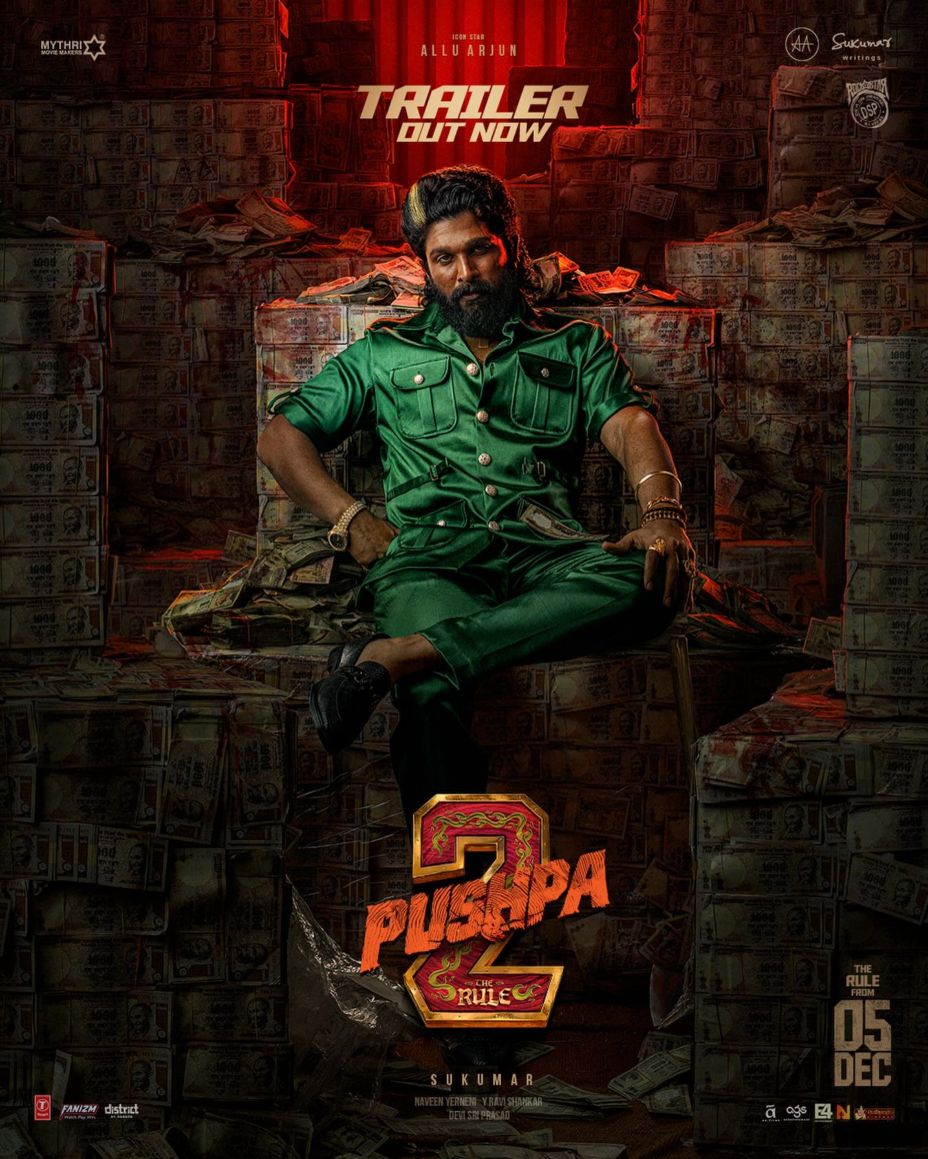 Pushpa 2 Trailer: ‘ਪੁਸ਼ਪਾ 2’ ਦਾ ਟ੍ਰੇਲਰ ਹੋਇਆ ਰਿਲੀਜ਼, ਅੱਲੂ ਅਰਜੁਨ ਦੇ ਐਕਸ਼ਨ ਨੇ ਉਡਾਏ ਹੋਸ਼