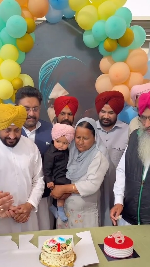 ਵਾਇਰਲ ਵੀਡੀਓ: ਸਿੱਧੂ ਮੂਸੇਵਾਲਾ ਦੇ ਛੋਟੇ ਭਰਾ ਦਾ ਪਹਿਲਾ ਜਨਮਦਿਨ